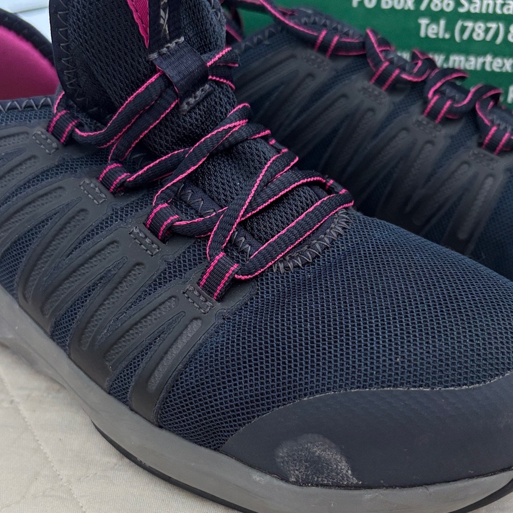 Women Work Steel Toe Shoe - Dark Navy and Purple ASTRORIDE WORK - RB308 - Picture 5 of 10